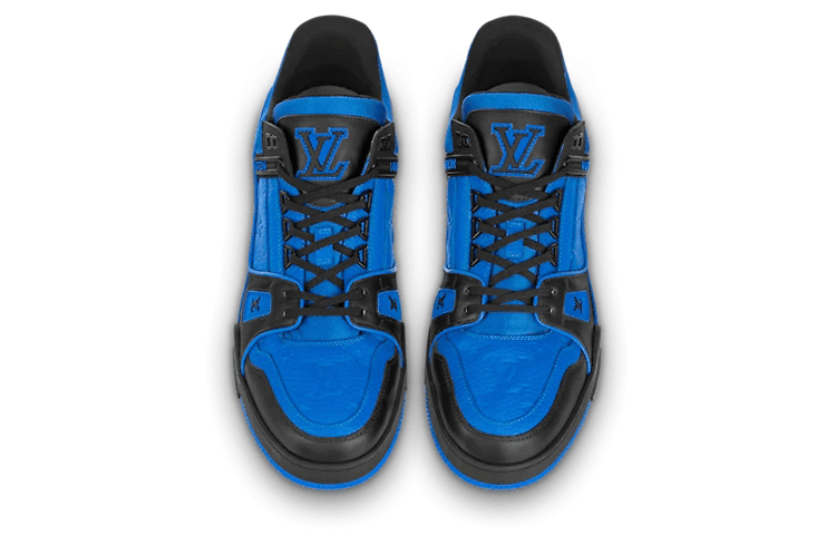 Кроссовки Louis Vuitton Trainer Blue Black - изображение 3