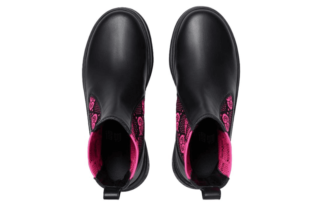 Ботинки челси Gucci Chelsea Boots Black Purple - изображение 5