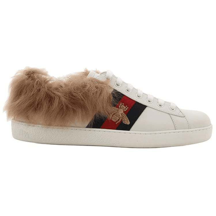 Кроссовки Gucci Ace Wool Embroidered Bee - изображение 2