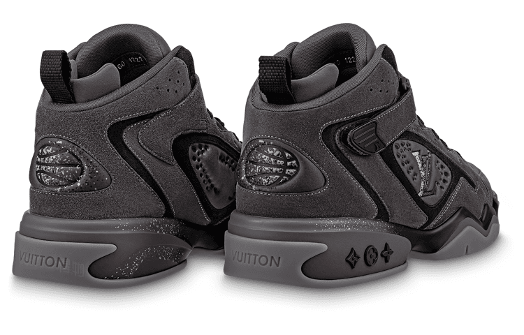 Кроссовки Louis Vuitton Trainer 2 Mid Grey - изображение 3