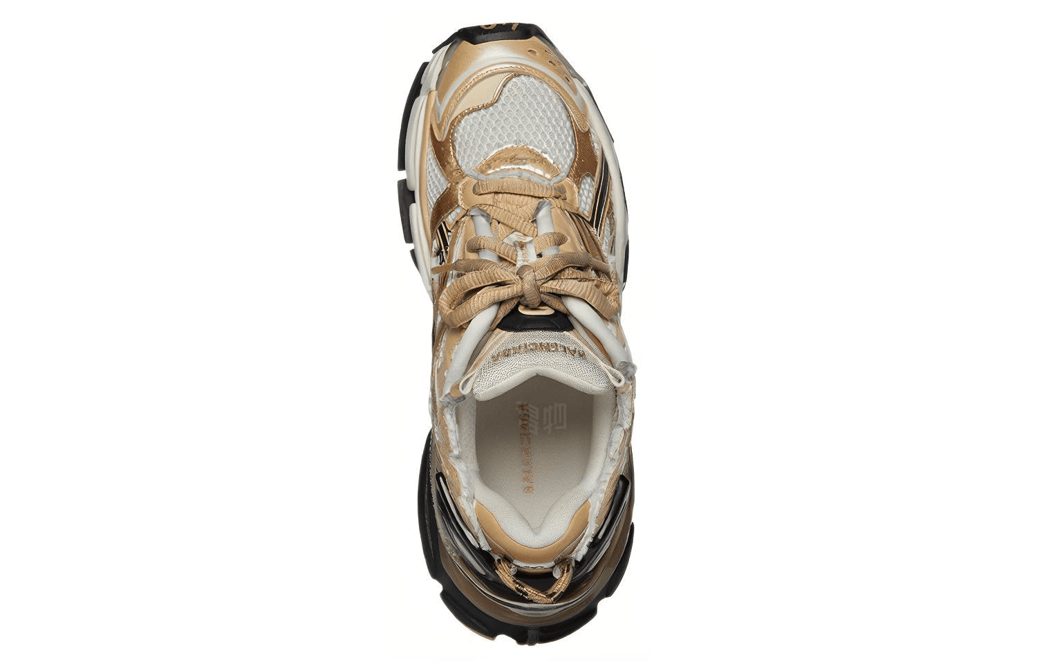 Кроссовки Balenciaga Runner Gold - изображение 4