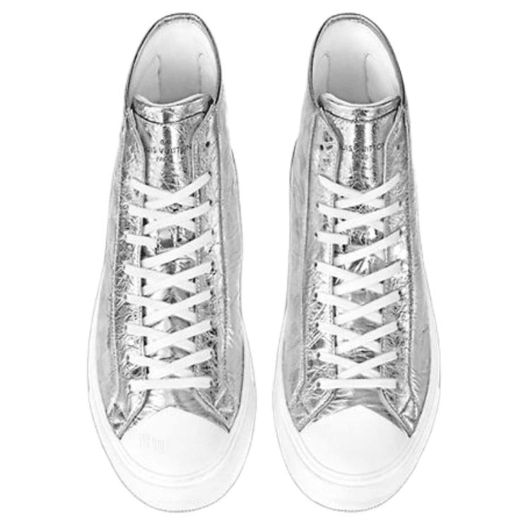 Кроссовки Louis Vuitton Tattoo High Top Silver - изображение 4