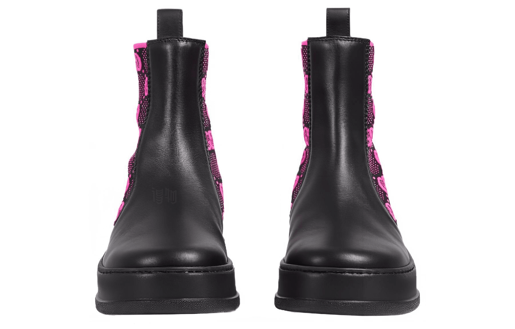 Ботинки челси Gucci Chelsea Boots Black Purple - изображение 4