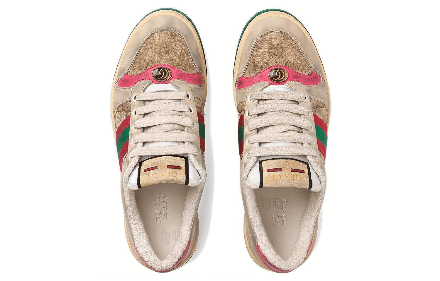 Кроссовки Gucci Screener Leather Sneaker - изображение 3