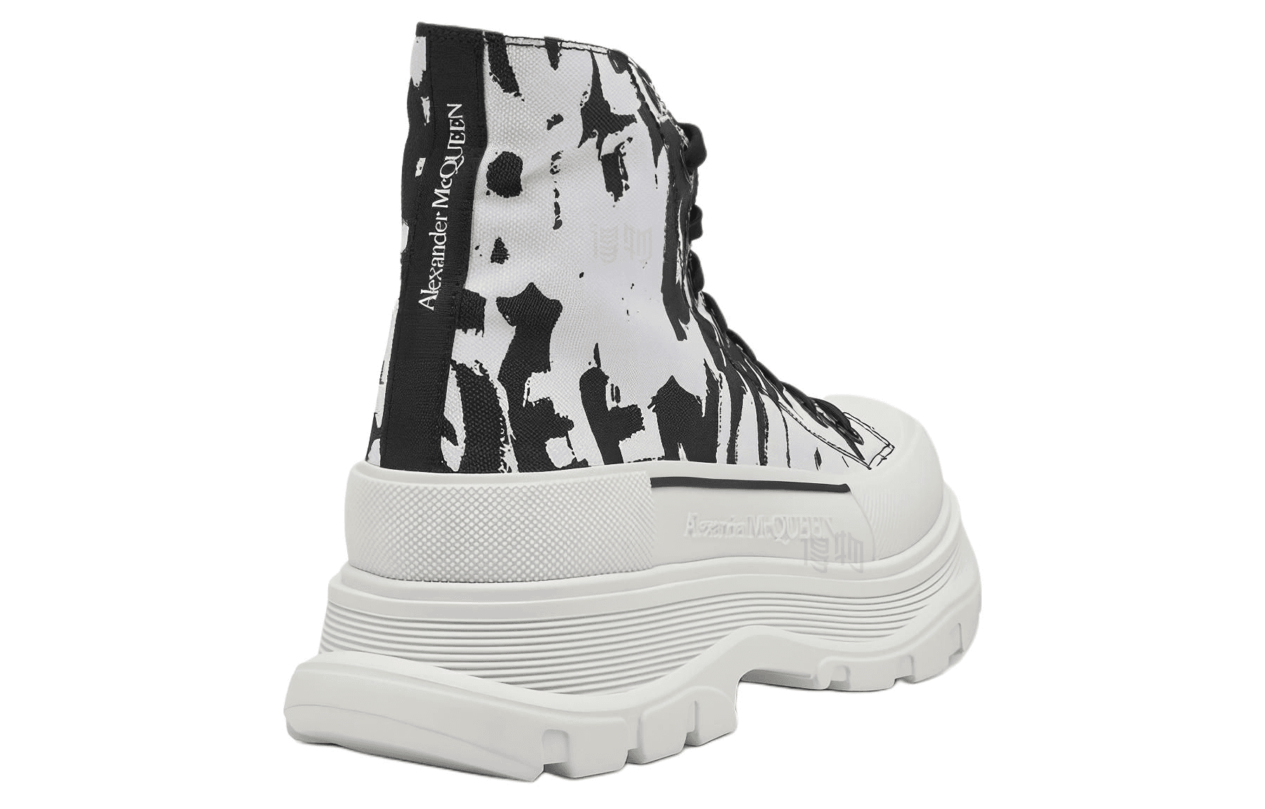 Ботинки Alexander McQueen Tread Slick Graffiti White - изображение 4