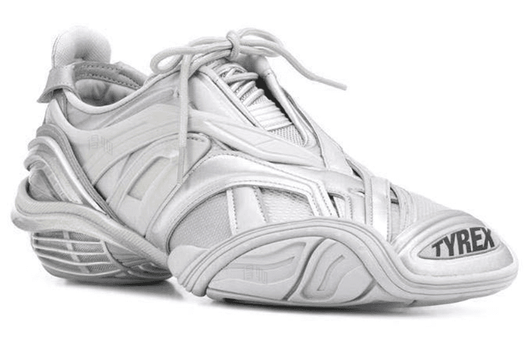 Кроссовки Balenciaga Tyrex White Silver - изображение 3