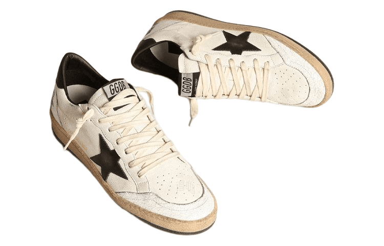 Кроссовки Golden Goose Ball Star White Black - изображение 4
