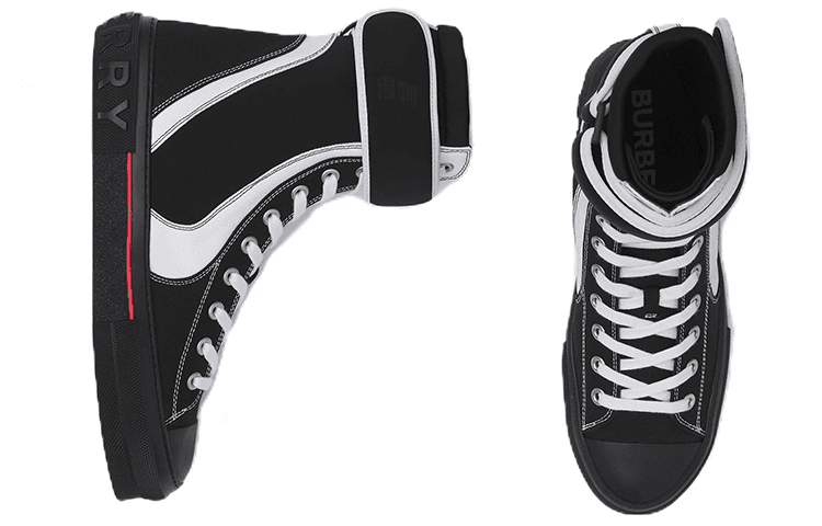 Кроссовки Burberry Sub High Top Sneakers Black - изображение 4