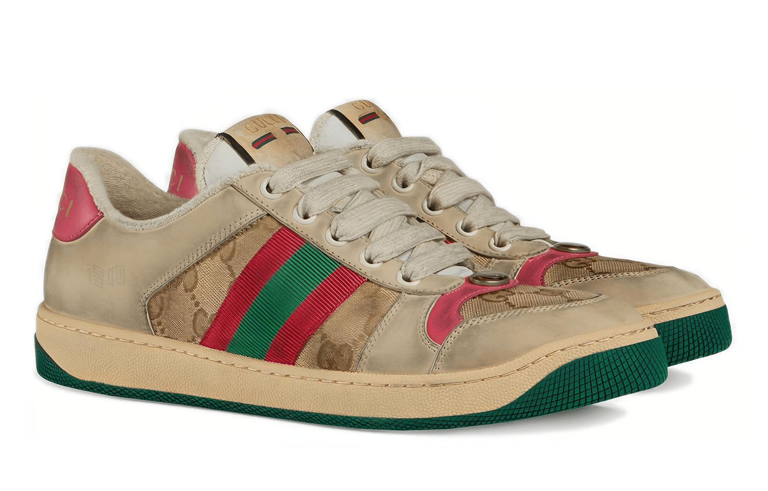 Кроссовки Gucci Screener Leather Sneaker - изображение 2