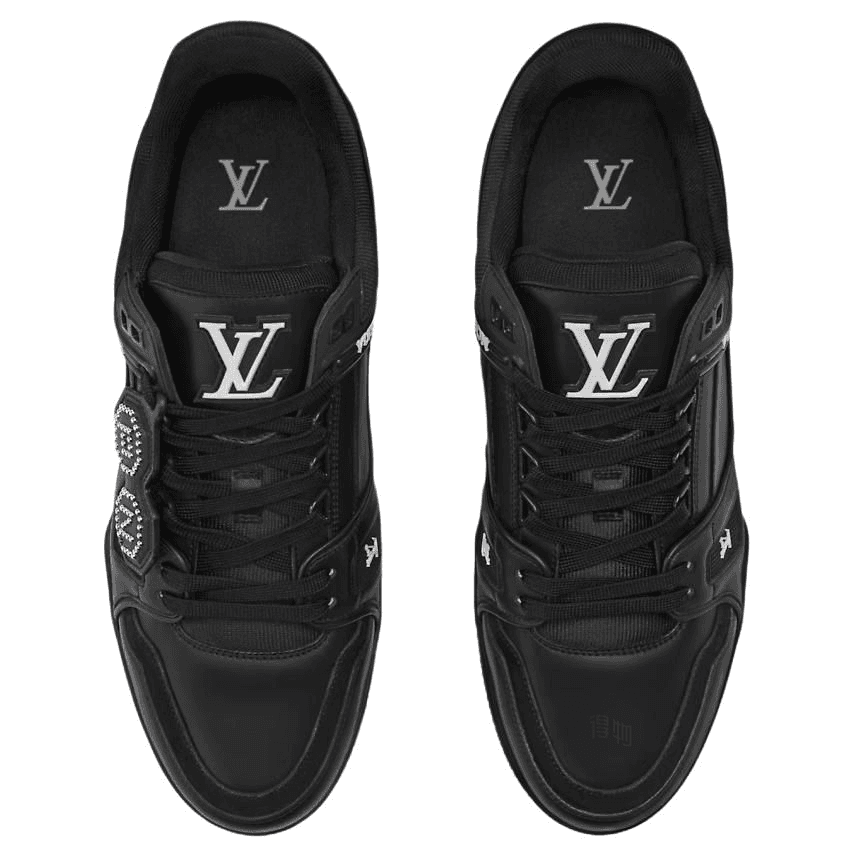 Кроссовки LOUIS VUITTON x Nigo Trainer FW25 Black - изображение 3
