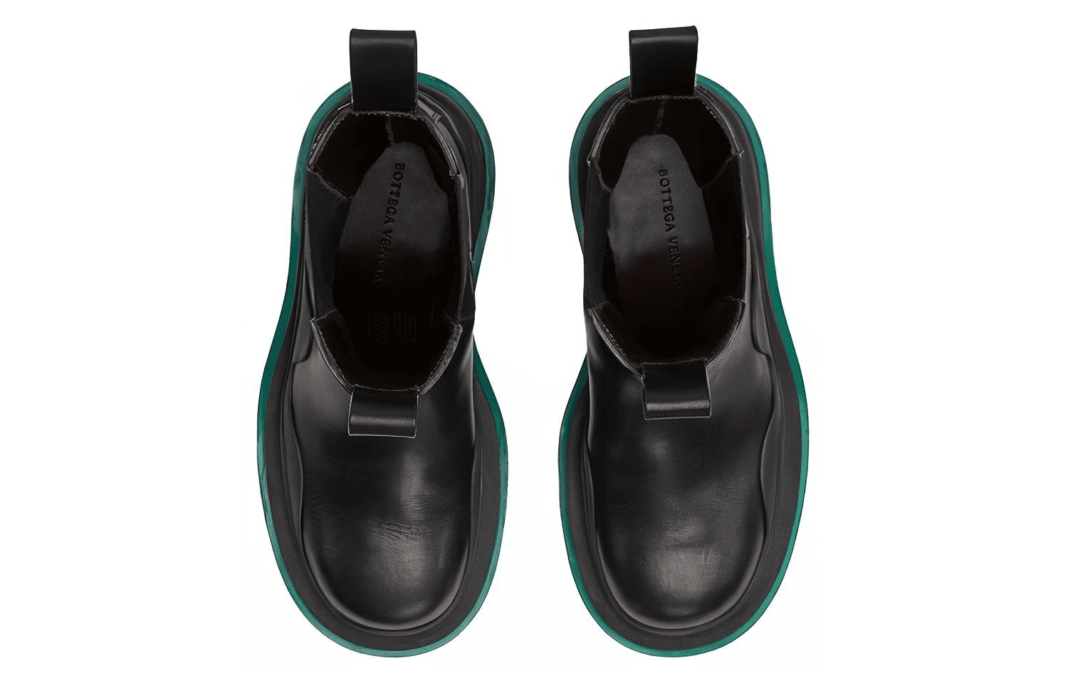 Ботинки челси Bottega Veneta Tire Chelsea Boots Black Green - изображение 4