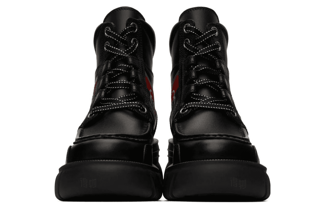 Сапоги Gucci Double G Ankle Boots Black - изображение 3