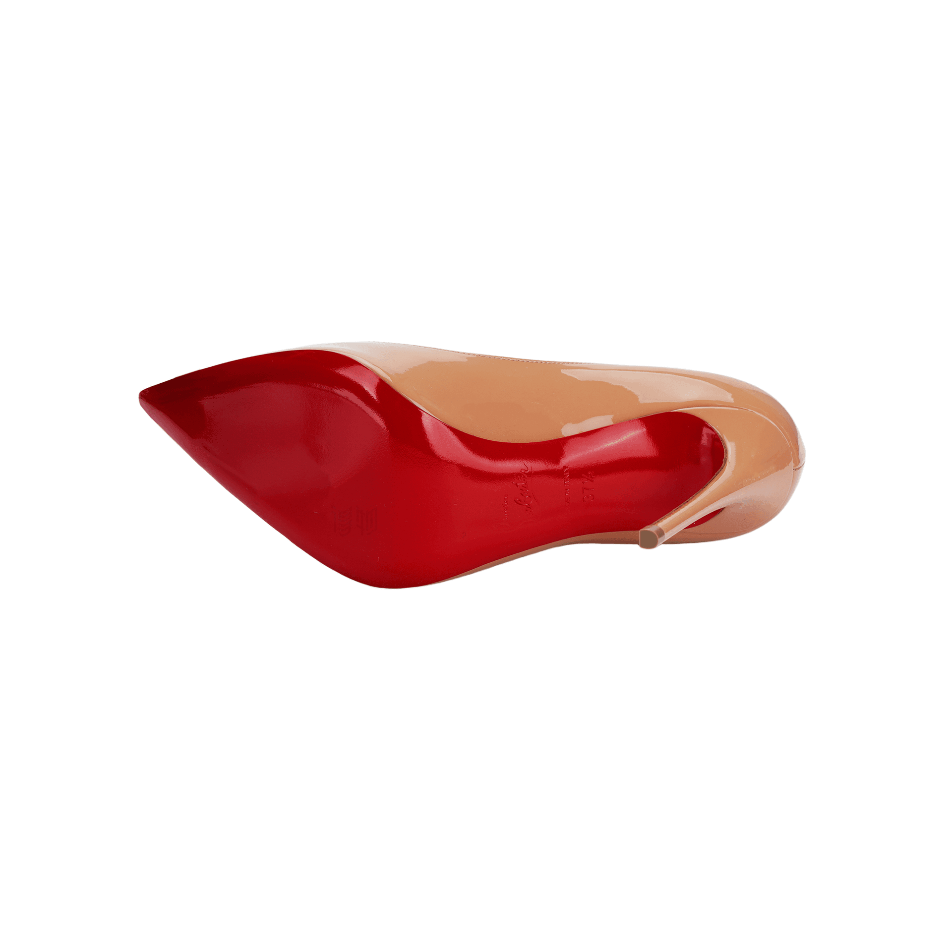 Туфли CL Kate Nude Patent Pumps - изображение 5