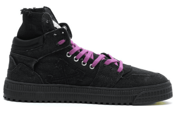 Кеды OFF-WHITE Off-Court High Black Purple - изображение 2