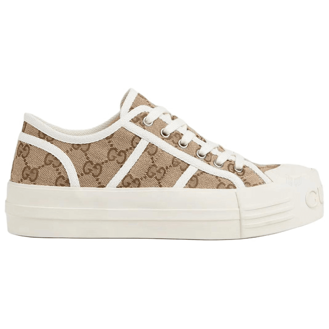 Кеды Gucci Canvas Platform Sneakers Beige - изображение 2
