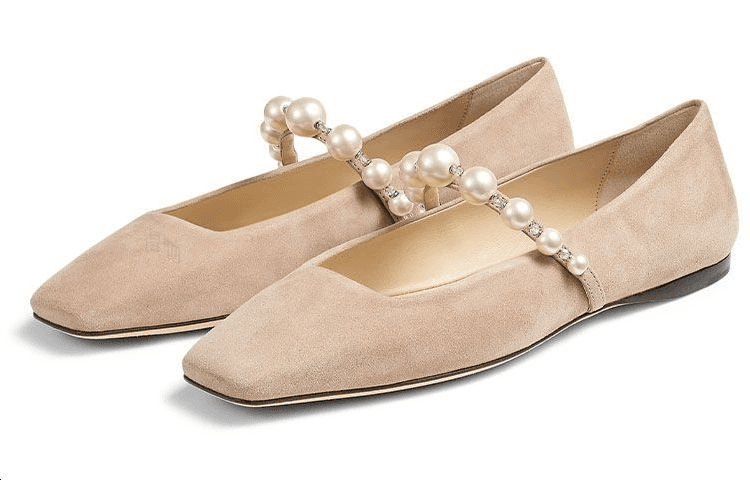 Тапочки Jimmy Choo Ade Flat Ballerina Pink - изображение 3