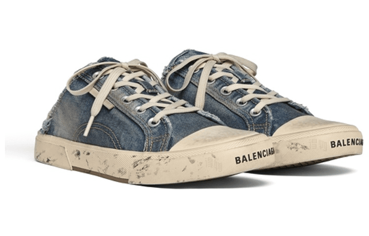 Сандалии Balenciaga Denim Blue Slides - изображение 3