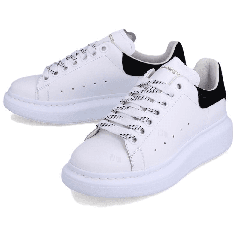 Кроссовки Alexander McQueen Fashion Sneakers White Black - изображение 3