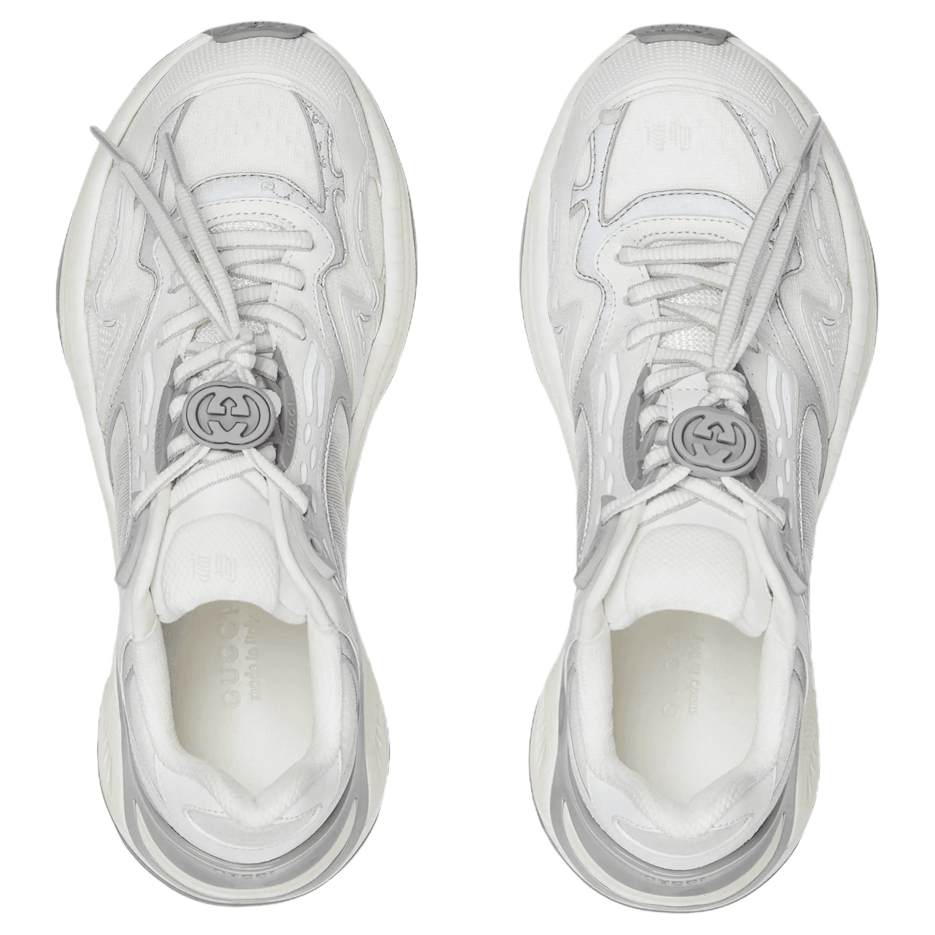 Кроссовки Gucci 2.0 White Grey - изображение 3