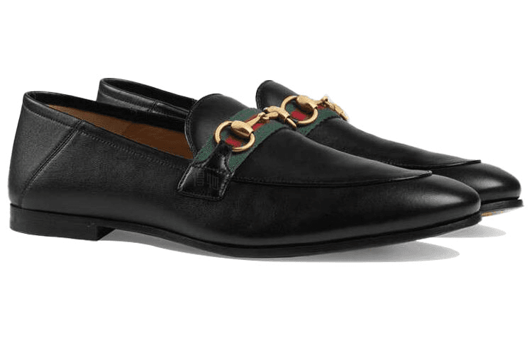 Ботинки Gucci Horsebit Loafers Black - изображение 3