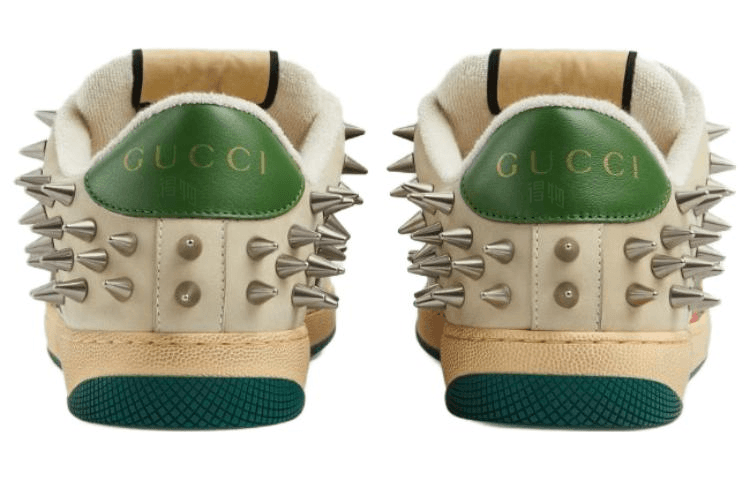 Кроссовки Gucci Screener Low Brown Green - изображение 4