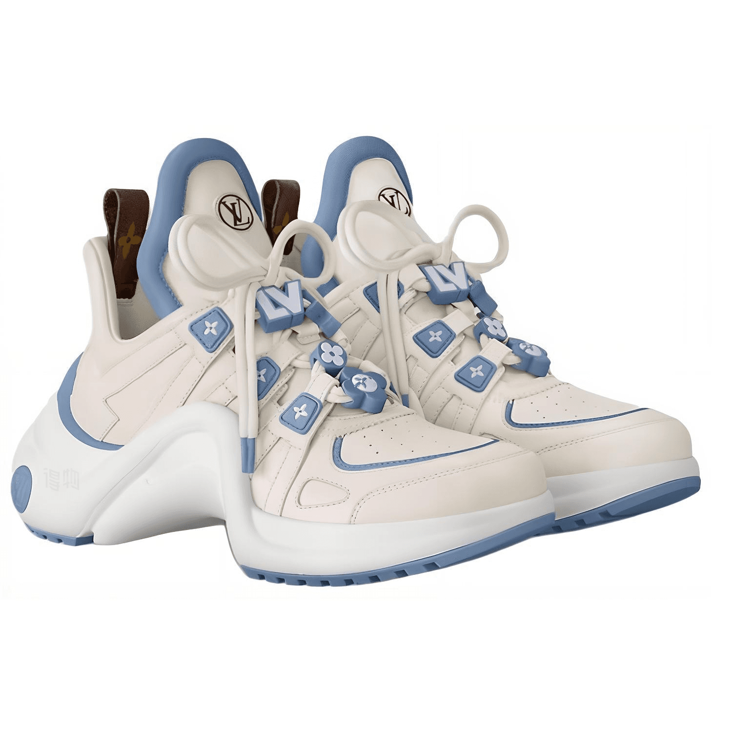 Кроссовки Louis Vuitton Archlight White Blue - изображение 4