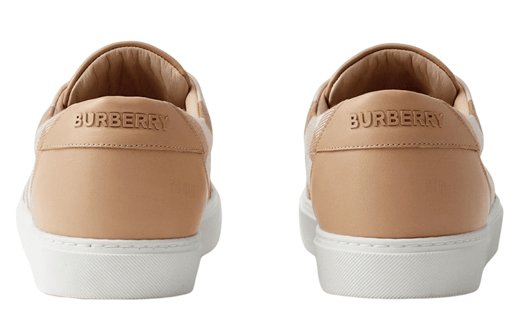 Кроссовки Burberry Leather Check Low Sneakers - изображение 4