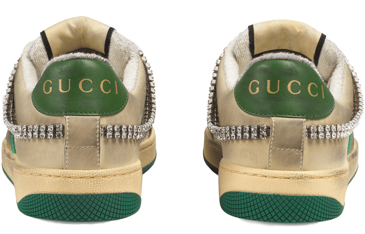 Кроссовки Gucci Screener Sneaker With Crystals - изображение 4