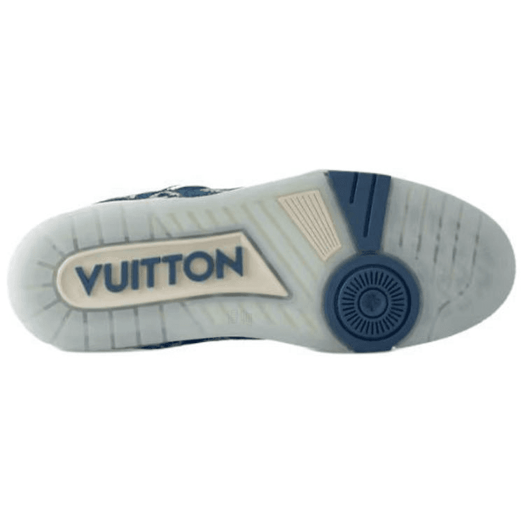 Кроссовки LOUIS VUITTON Trainer Blue White - изображение 8
