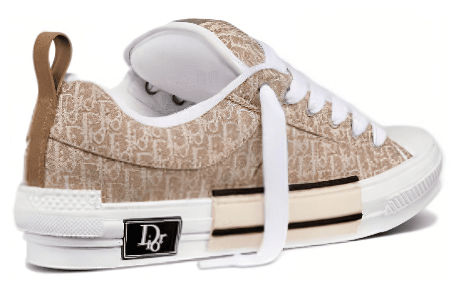Кроссовки Dior B23 Oblique Beige - изображение 4