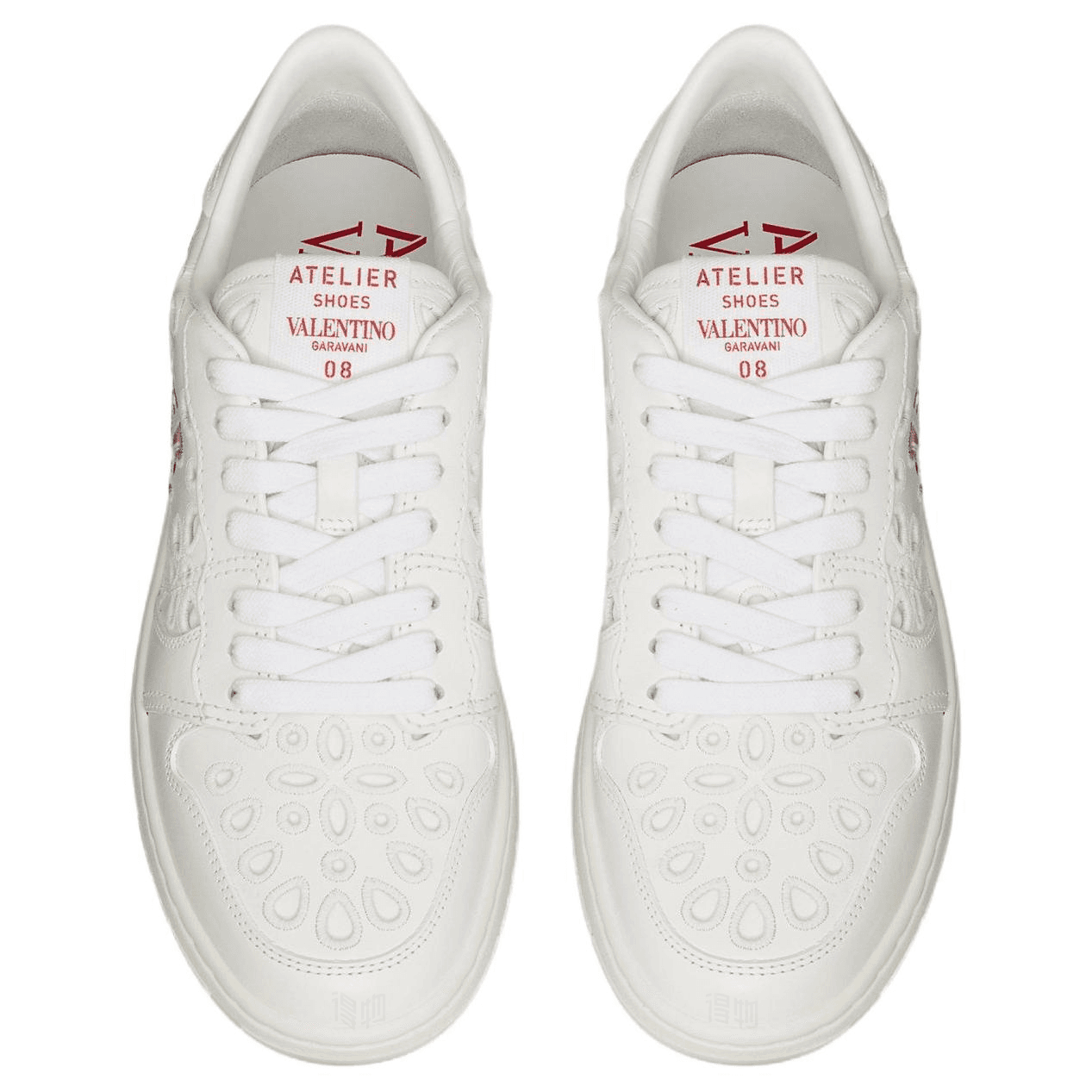 Кроссовки Valentino Atelier White Red - изображение 3