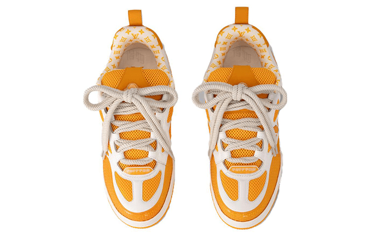 Кроссовки Louis Vuitton LV Skate Sneaker White Orange - изображение 3