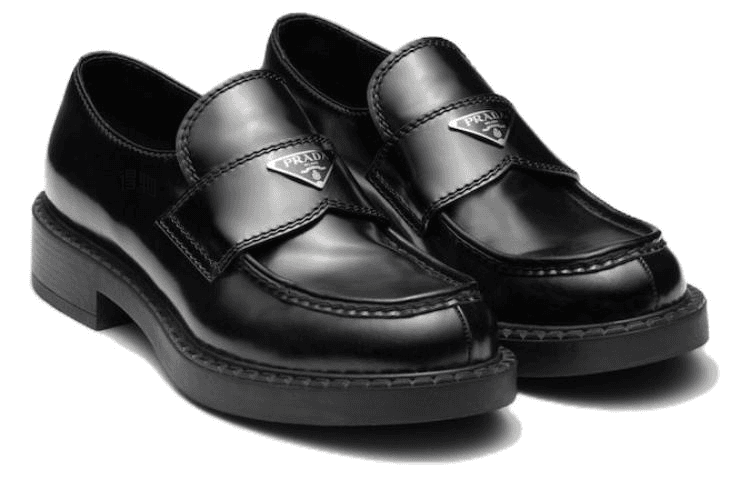 Лоферы Prada Monolith Black Loafers - изображение 3