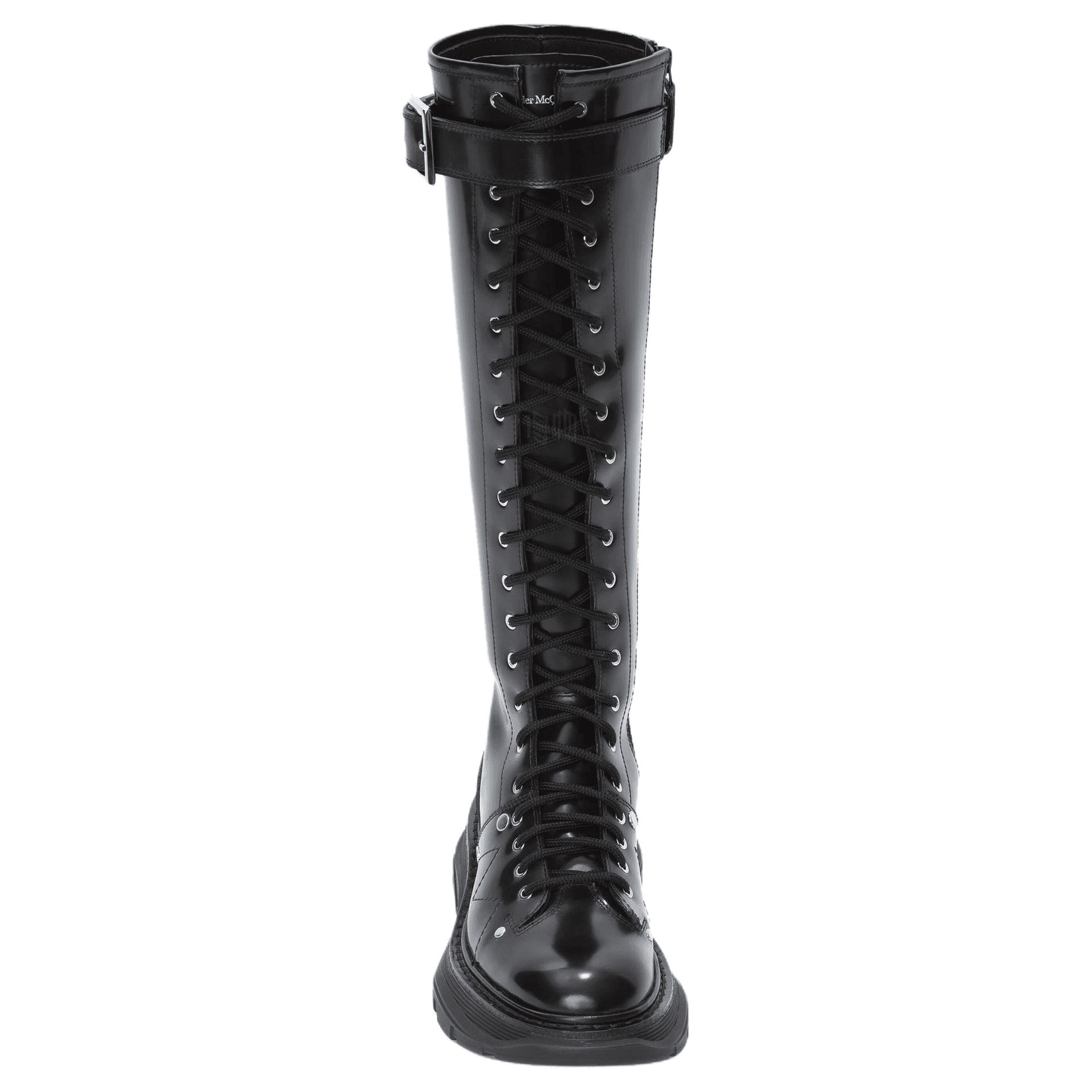 Ботинки Alexander McQueen Tread High Boots Black - изображение 5