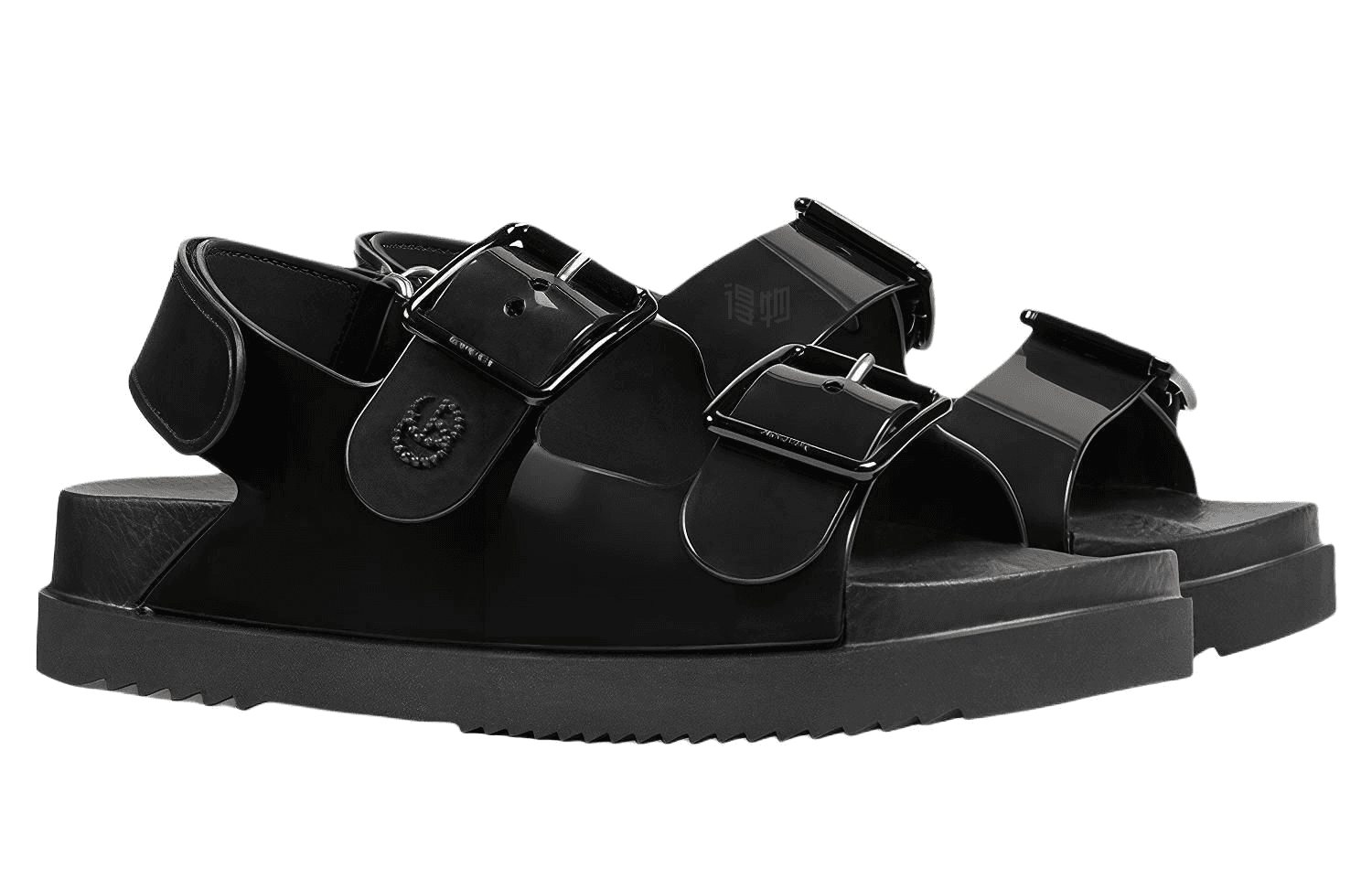 Сандалии с ремешком Gucci Mini Double G Sandals - изображение 3