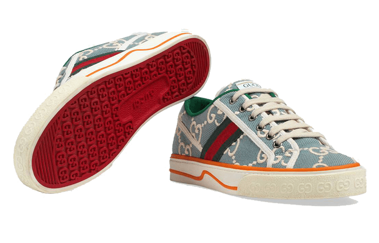 Кеды Gucci Tennis 1977 Light Blue - изображение 6