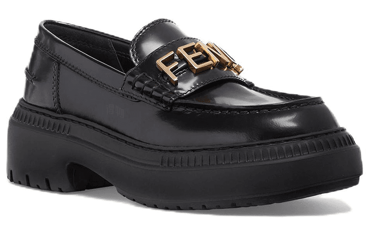 Лоферы Fendi Fendigraphy Black - изображение 3