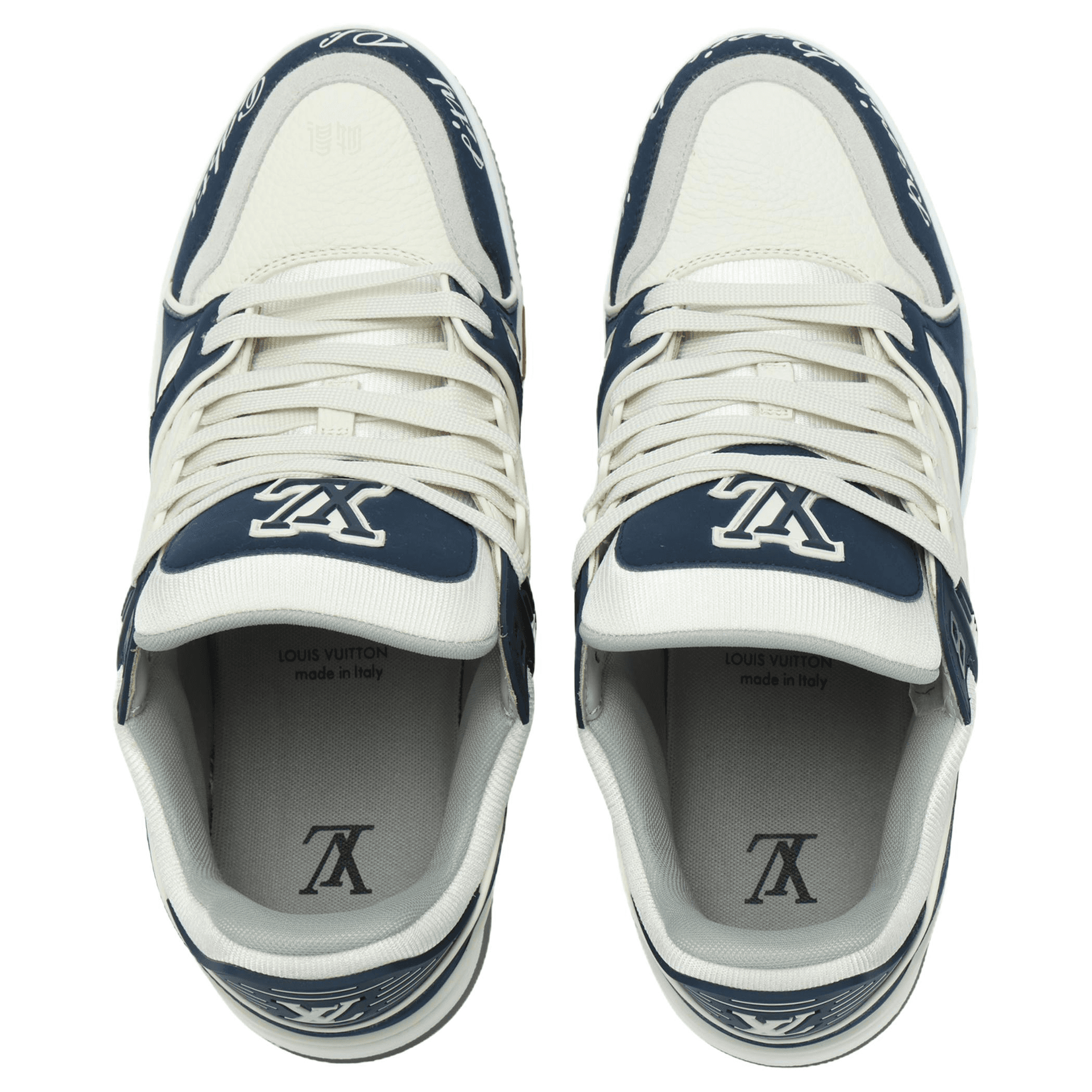 Кроссовки Louis Vuitton Paris Limited Edition White Blue - изображение 3
