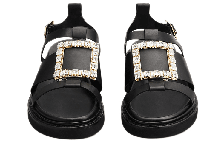 Шлёпанцы Roger Vivier Viv' Rangers Strass - изображение 4