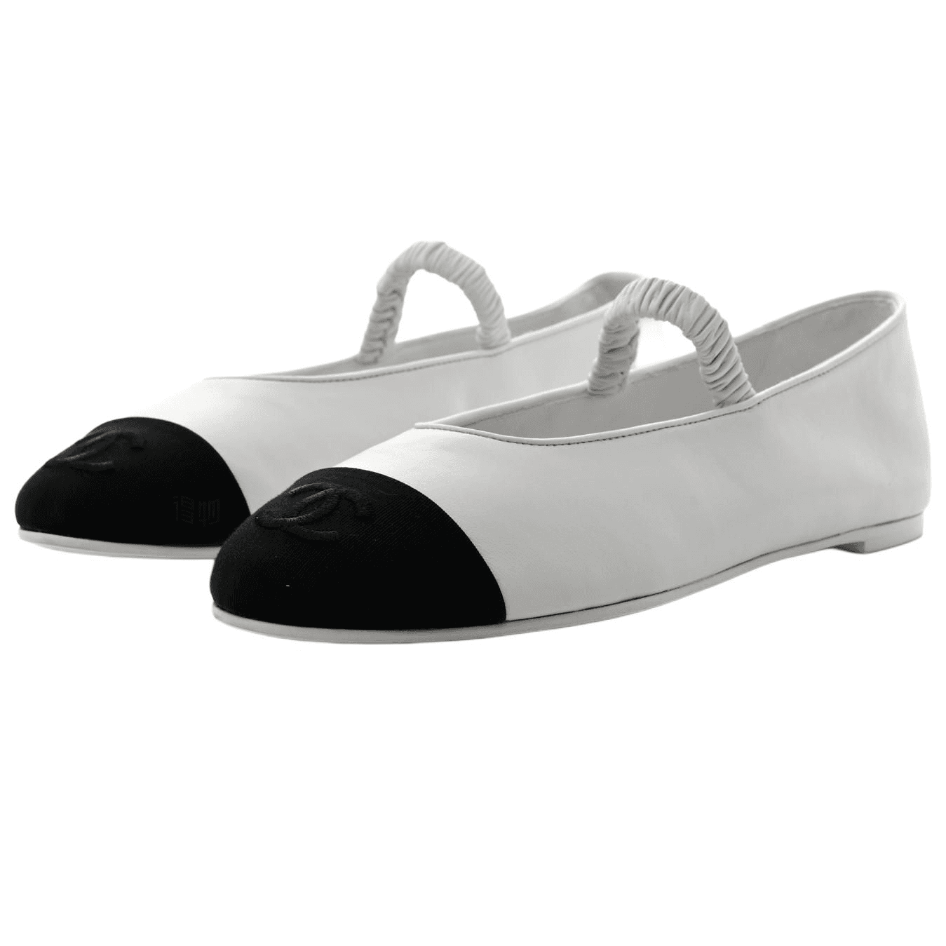 CHANEL Mary Jane Flat Lambskin White - изображение 2