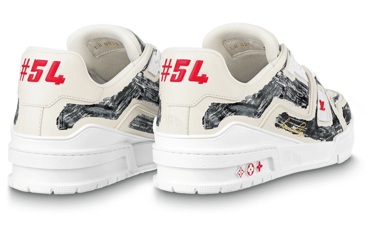 Кроссовки Louis Vuitton Trainer White Black - изображение 3