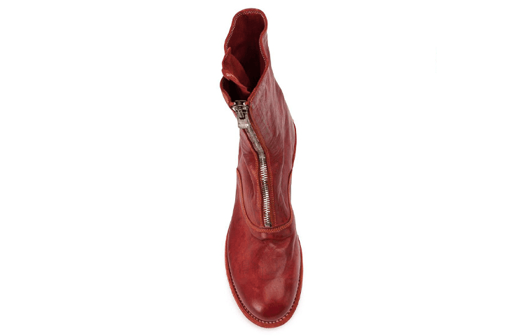 Сапоги Guidi Ankle Boots Brown Red - изображение 5