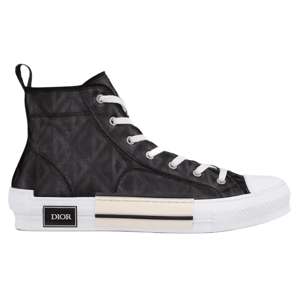 Кроссовки Dior B23 High-Top Sneakers Black - изображение 2