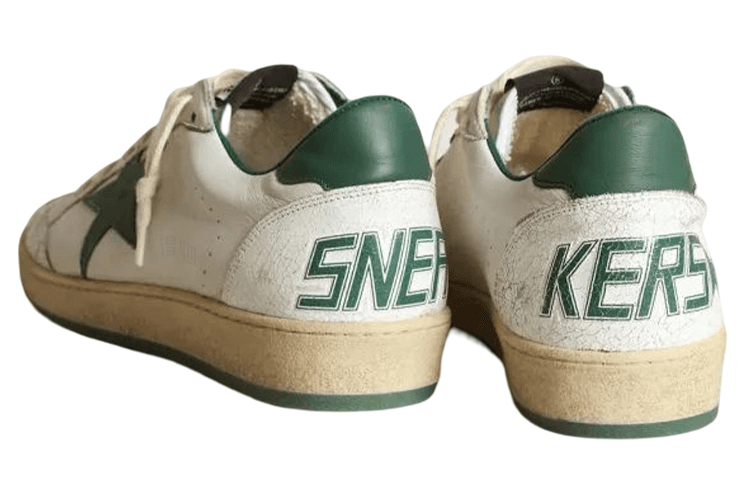 Кроссовки Golden Goose Ball Star White Green - изображение 4