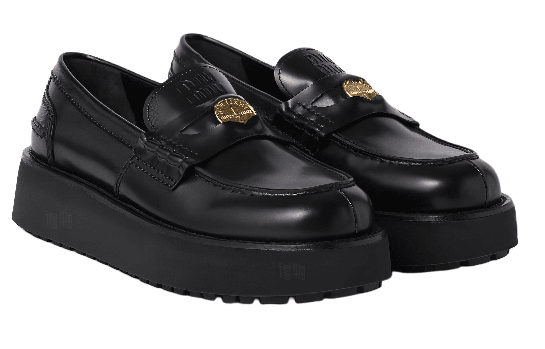 Лоферы Miu Miu Loafers Black - изображение 5