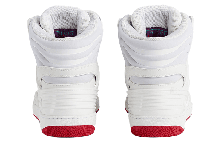 Ретро баскетбольные кроссовки Gucci Basket High Top Retro Basketball Shoes White - изображение 5