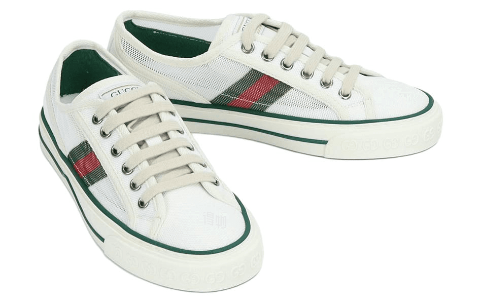 Кроссовки Gucci Tennis 1977 White Green - изображение 3