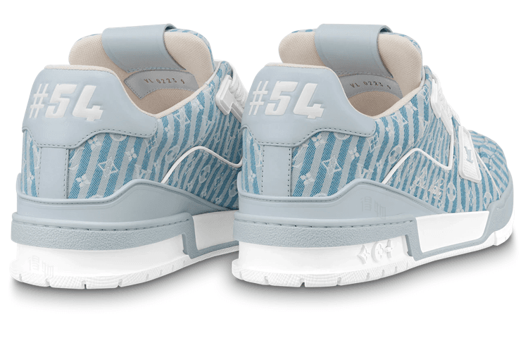 Кроссовки LOUIS VUITTON Trainer Blue White - изображение 3