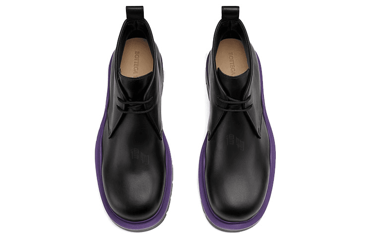 Сапоги Bottega Veneta BV Tire Black Purple - изображение 4