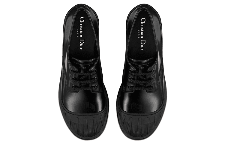 Тапочки Dior Iron Derby Thick Sole Black - изображение 5